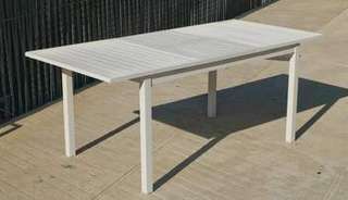 Set aluminio: mesa exten. ▯220 +8 sillones [Palma] de Hevea - imagen 3