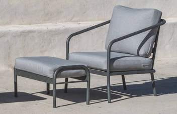 Sillón confort de aluminio para jardín [Alexis] de Hevea - imagen 3