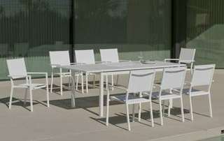 Mesa extens. ▯200 + 6 sillones textilen [Palma-Co] de Hevea - imagen 2