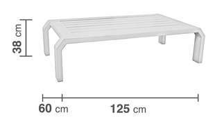 Mesa de centro ▯125 de aluminio [Bellagio] de Hevea - imagen 2