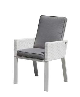 Sillón comedor-jardín de aluminio y ratán [Borneo] de Hevea - imagen 2