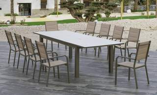 Mesa extensible ▯300 de aluminio y HPL [Camelia] de Hevea - imagen 5